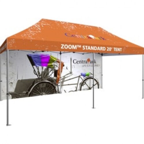 Full Wall Accessory for Zoom 20 Pop Up Tent, Custom Graphic