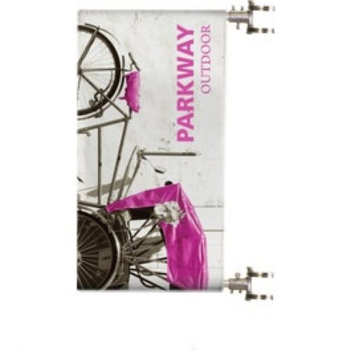 Parkway 5ft Outdoor Pole Banner, Single or Double Sided
