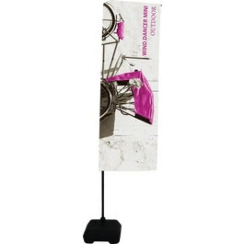 Wind Dancer Mini 8ft Outdoor Display Flag, Single/Double Sided