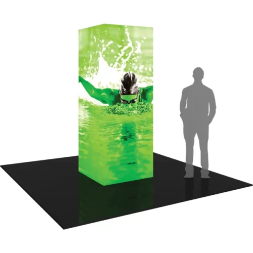 Formulate Backlit Four Sided Tower 03 Tension Fabric Structure