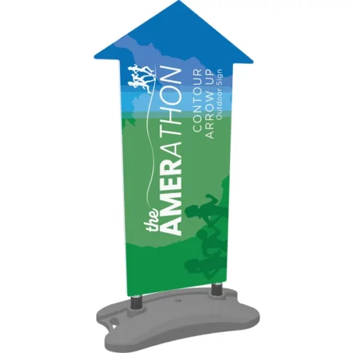 Contour Outdoor Sign Arrow Up - Water Base