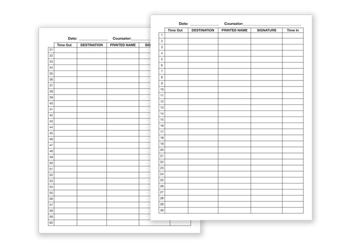 Sign-Out-Sheet